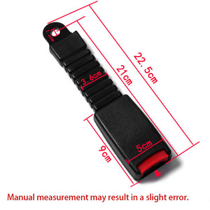 Fibbia Universale per Cintura di Sicurezza Auto con Cablaggio, Base per Cintura di Sicurezza Multiuso con Pulsante Rosso per Auto, Furgoni e Camion - Product Image 5