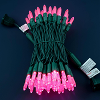 Mini guirlande lumineuse à facettes imperméable 100ct Led M5 pour arbre de Noël