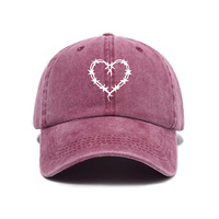 Casquettes de baseball imprimées en coton lavé vintage de haute qualité pour femmes et hommes, vente en gros, personnalisables, vierges, 6 panneaux, style Dad Hat, souples