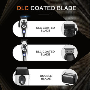 Ensemble de tondeuses à barbe professionnelles KooFex, moteur BLDC externe, haute vitesse, zéro écart, tondeuse à cheveux 3 en 1, kit de rasoir - Product Image 2