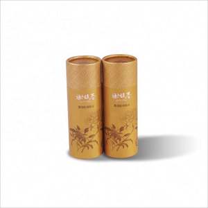 Cylindre en papier Kraft marron, boîte ronde, de qualité alimentaire, pour étiquette privée, maquillage, Logo personnalisé, 50 unités - Product Image 6