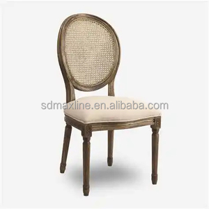 Venta al por mayor Hotel Restaurante Sillas de madera <span class=keywords><strong>Luis</strong></span> Evento Antiguo Viñedo Sillas de comedor - Product Image 2