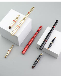 Échantillons de pinceaux de maquillage disponibles Pinceaux anti-cernes portables multifonctionnels pour le visage détachables-Cheveux synthétiques - Product Image 5