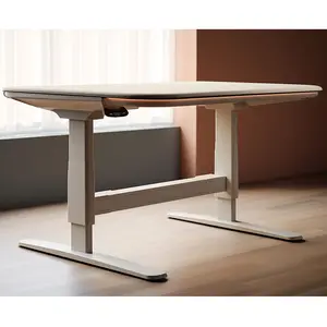 طاولة مكتب خشبية مخصصة، طاولة بمحرك أحادي من مرحلتين، طاولة مكتب خشبية صلبة، طاولة مكتب خشبية