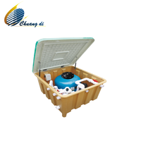AQUA Système de filtration sous sol URS/UR Pompe et filtre de piscine Boîte en fibre de verre Nettoyage de l'eau pour piscine