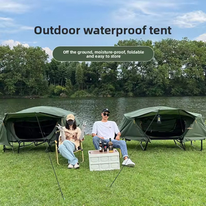 เต็นท์แคมป์ปิ้งอัตโนมัติเต็มรูปแบบ ไม่ต้องติดตั้ง เป็นมิตรกับสิ่งแวดล้อม กางเร็ว ระบายอากาศได้ดี พร้อมมุ้งกันยุง ผ้าอ๊อกซ์ฟอร์ด สำหรับ 4 คน - Product Image 2