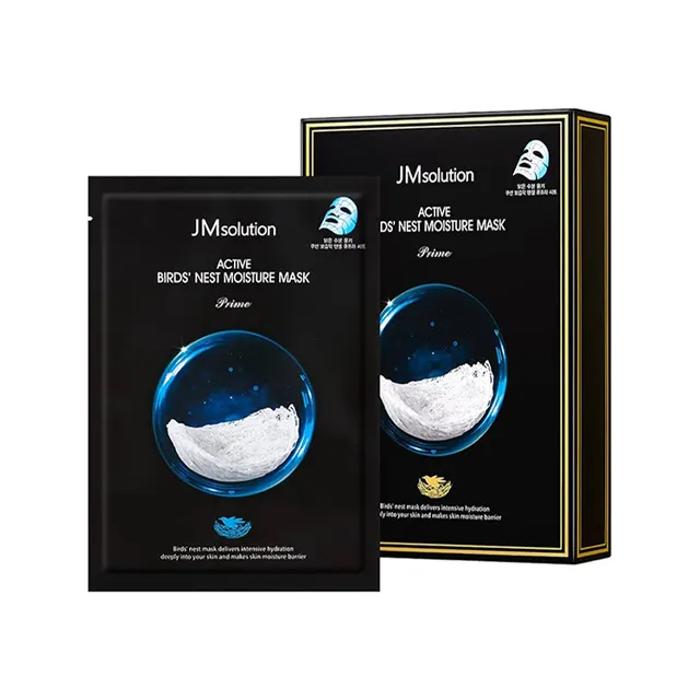 Jmsolution Active Bird'S nido di umidità maschera primo foglio maschera per il viso per idratare