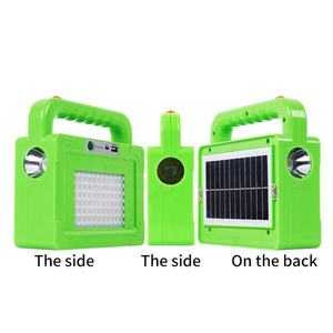 Lampe de travail solaire portable pour le camping avec ports USB pour charger les appareils mobiles, chargeur de téléphone solaire CN;JIA - Product Image 1