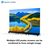 Pantalla LED Plegable para Carteles, Venta Directa de Fábrica, P1.25, P1.5, P1.8, P2.5mm, Pantalla LED de Pie para Interiores con Proceso GOB