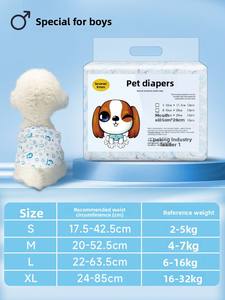 Fraldas para Animais de Estimação Calças de Segurança de Algodão para Cães Fralda Fisiológica para Cães Machos e Fêmeas Pequenos e Grandes Roupa de Segurança Menstrual para Filhotes - Product Image 6