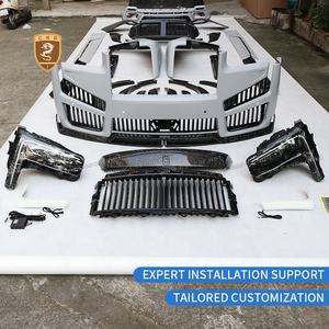 <strong>Car</strong> Bumper Assembly Wide <strong>Body</strong> Kit for Rolls Royce Cullinan 2018 2022 Old to New MSY Conversion Bodykit Side Skirts Engine Cover - Product Image 5