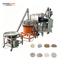 Machine de séparation vibratoire complète, tamis vibrant circulaire pour l'usine de fabrication de poudre de détergent