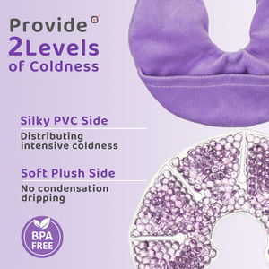 Compresas de Gel Refrigerante para Terapia de Lactancia Reutilizables OEM, 2 Fundas Suaves Lavables, Almohadillas de Lactancia - Product Image 4