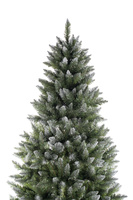 Árbol de Navidad Artificial Verde de Plástico Personalizado Treesmas de 100 Pulgadas con 1150 Luces, 1927 Puntas de PVC, Uso Interior/Exterior, Soporte Metálico Pequeño