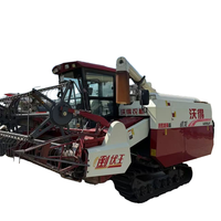 Moissonneuse-batteuse automotrice d'occasion de haute qualité pour riz, maïs et blé, haute productivité, marque Wode, avec moteur et boîte de vitesses agricoles