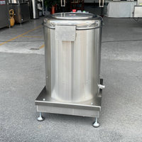 Commerciële groente-ontwateringsmachine 35L 70L RVS elektrische centrifuge voor fruit, vlees en saladeverwerking