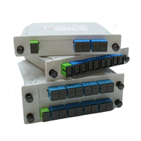 Boîtier de répartition optique PLC CaiLI en fibre optique, cassette SC UPC/APC 1x2/1x4/1x8/1x16 pour réseaux FTTH FTTB FTTX