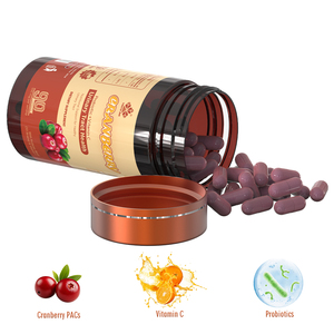 Cranberry de Alta Potencia con 5% de PACs, Vitamina C y Probióticos para la Salud Femenina, Equilibrio y Armonía Interna, 90 Cápsulas, Suministro Instantáneo - Product Image 1