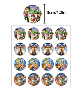 Lot de 12 Sacs Cadeaux sur Pied en Papier Kraft à Thème <span class=keywords><strong>Pat</strong></span>' <span class=keywords><strong>Patrouille</strong></span>, Imprimés Numériquement et Faits à la Main, avec Autocollants, pour Fête d'Anniversaire d'Enfant - Product Image 2