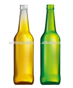 Kostenloses Muster individuelles Saftgetränk Bierglasflasche 12 Unzen 330 ml bernsteingrüne transparente Bierflasche - Product Image 3