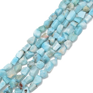 Larimar pepita irregolare di piccole dimensioni gemma perle sciolte per la creazione di gioielli all'ingrosso <span class=keywords><strong>perline</strong></span> - Product Image 1