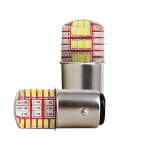 Ruitaisen YCT-XHD-1157-063 BAY15D P21/5W 12V 1157 <span class=keywords><strong>LED</strong></span> đôi màu nhấp nháy đèn bóng đèn 3014 42led đèn <span class=keywords><strong>flash</strong></span> ánh sáng Phanh nhấp nháy màu đỏ trắng - Product Image 1
