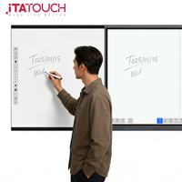 Tableau numérique interactif intelligent à écran tactile Nano de haute qualité pour l'enseignement en classe et tableau d'écriture numérique tout-en-un