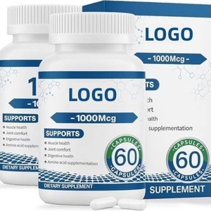 Cápsulas de Soporte Muscular y Articular con Extracto de Mariscos 1000mcg, Nuevo Complejo Corporal Pro, Sin GMO, Sin Gluten, Mejora la Densidad Ósea, 60 Cápsulas - Product Image 1