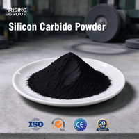Prix d'usine 80% 90% 98% Carbure de silicium réfractaire Matériau noir en poudre de SiC pour la fonderie