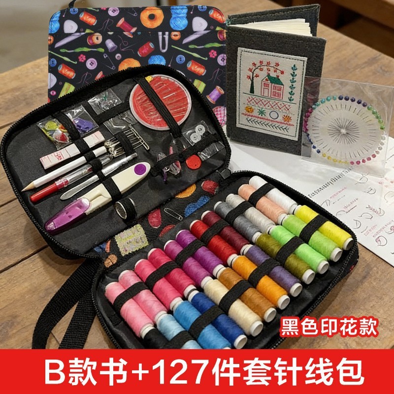B libro set de 127 piezas-impresión en negro-Kit de costura