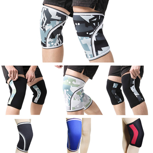 Material SCR Squat Levantamiento de pesas Rodillera 7mm Compresión Rodilla Manga para entrenamiento deportivo - Product Image 2