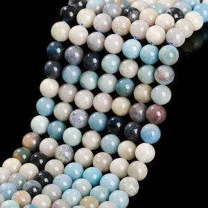 JD GEMS, venta al por mayor, 6mm, 8mm, 10mm, cuentas de trolleita naturales, ideales para materiales de fabricación de joyas DIY - Product Image 2