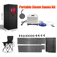 Sauna intérieur traditionnel de grande taille pour une relaxation personnelle complète du corps à domicile, sauna vapeur portable