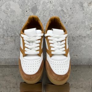 Chaussures décontractées pour hommes de marque célèbre, respirantes, en mesh, à lacets, blanches, confortables, sportives, pour la marche, toutes saisons - Product Image 2