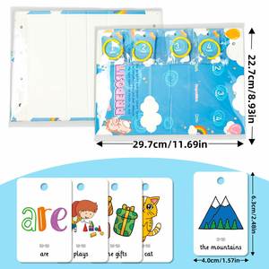 78 Piezas de Materiales Escolares para Jardín de Infancia, Artículos Imprescindibles para el Aula, Materiales de Terapia del Habla, Construcción de Frases para Niños - Product Image 6