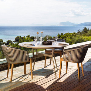 Thiết kế góc đầu bán Patio ngoài trời gang vườn Bàn và ghế đặt cho quán cà phê - Product Image 1