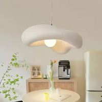 Luminaires suspendus de style nordique rétro moderne, simples et créatifs, style Wabi Sabi, taille moyenne, lustre de bar, hauteur réglable pour salon