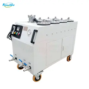 Double stage ultra-precision lube oil purifier machine for hydraulic oil purification