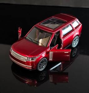 Modèle de voiture en alliage de plastique moulé sous pression, SUV <span class=keywords><strong>Range</strong></span> <span class=keywords><strong>Rover</strong></span> à l'échelle 1/36, multicolore, <span class=keywords><strong>2</strong></span> <span class=keywords><strong>portes</strong></span> ouvrables, fonction de recul, certifié ASTM - Product Image 1