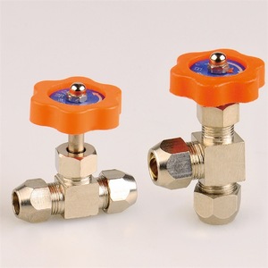 Dk Needle Valve Brass Body Straight Through High Pressure Water Control Knob Adjustment - Product Image 1