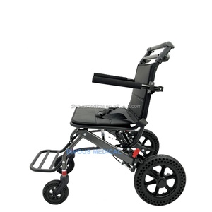 Nouveau produit, fauteuil roulant manuel pliable ultra-léger de haute qualité pour personnes handicapées et personnes âgées, pouvant être transporté en avion - Product Image 6