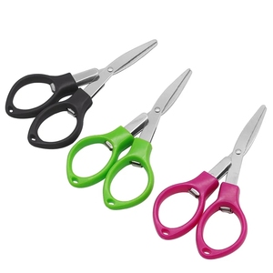 1 cái kéo gấp lưu trữ mini văn phòng chống gỉ di động nhỏ gọn cắt - Product Image 2