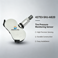 Sensor TPMS de Presión de Neumáticos de 315 MHz, Precio de Fábrica, 42753-SHJ-A820 para Motor de Automóvil