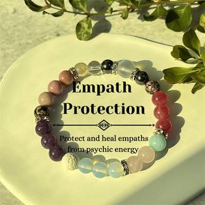 Bracelet en pierre naturelle avec perles de verre colorées, stimulant la créativité, vente en gros, remise sur commande, support audit usine - Product Image 2