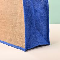 Bolsa de Yute Negra Natural con Logotipo Personalizado, Impresa con Serigrafía, para Regalos de Aniversario o Boda, con Asas Resistentes