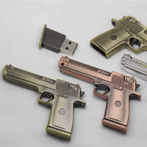Gun Shape USB Flash Drive 8GB 4GB 16GB 2.0 3.0 Gun Usb Stick Data Storage Full Capacity 64GB Gun Pendrive