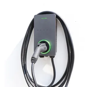 Autel MaxiCharger IP65 seviye 2 40A 10kw elektrikli araç şarj istasyonu elektrikli araç şarjı Wi-Fi ve Bluetooth etkin EVSE