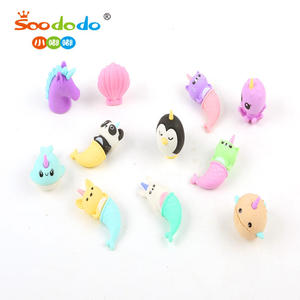 Soododo XDDU-70 Hot Bán Nhà Cung Cấp Mới Nhất Trẻ Em Tẩy Khuyến Mãi Đồ Chơi 3D Unicorn Hình Động Vật Biển Tẩy - Product Image 5