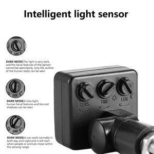 Interruptor con Sensor de <span class=keywords><strong>Movimiento</strong></span> PIR a Prueba de Agua IP54, <span class=keywords><strong>Detector</strong></span> Infrarrojo Ajustable de CA 110 V para <span class=keywords><strong>Luz</strong></span> <span class=keywords><strong>Exterior</strong></span> - Product Image 3
