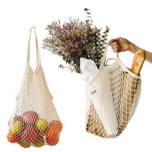 Nouveau modèle de sac à main avec tissage ajouré, doté d'un polyester isolant et d'un design en forme de sac filet pour le shopping - Product Image 1